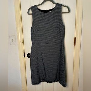 LOFT dress. Pencil dress with cute fringe at bottom. EUC!